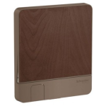 Schneider Electric 施耐德電氣 AvatarOn 單位奐尚開關掣面連鎖匙掛钩 (黑木色) (E8331KH_WD_C5)